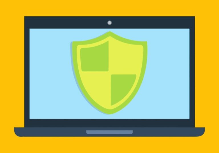 Free antivirus security privacy illustration