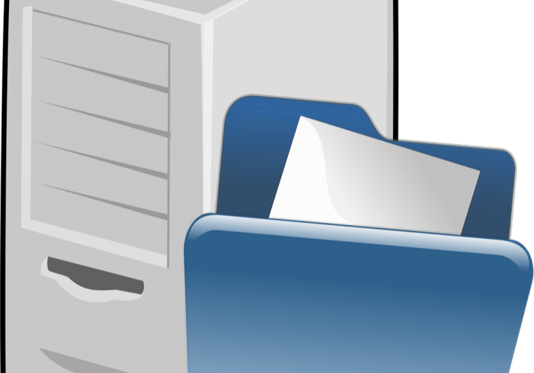 Free computer file network vector